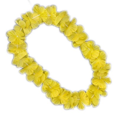 Magic Matt’s Brilliant Blinkys Hawaiian Flower Lei Necklace Yellow