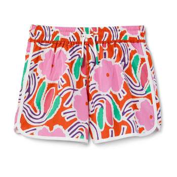 Kids' Adaptive Flower Groove Red Shorts - DVF for Target