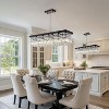 Siljoy Rectangle K9 Crystal Chandelier, Contemporary Pendant Light Fixture, Height Adjustable for Dining Room Kitchen Island - 4 of 4