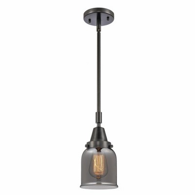 Bell - 1 Light Stem Hung Mini Pendant In Industrial Style-11.13 Inches Tall and 5 Inches Wide