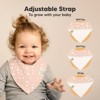 8pk Organic Baby Bandana Bibs, Baby Drool Bibs for Baby Boy, Girl, Baby Bibs for Infant, Newborn - 2 of 4