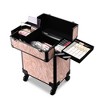 Byootique Rolling Makeup Train Case Cosmetic Trolley Organizer Salon - 3 of 4