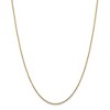 Black Bow Jewelry 1.45mm, 14k Yellow Gold, Diamond Cut Solid Cable Chain Necklace - 3 of 4