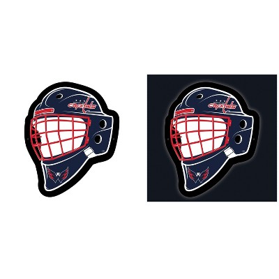 Evergreen Ultra-Thin Edgelight LED Wall Decor, Helmet, Washington Capitals- 15.6 x 19 Inches Made In USA