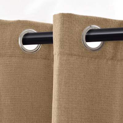 Blue Nile Mills Linen Design Window Curtain Panels - Thumbnail 4