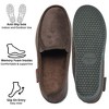 Alpine Swiss Wide Mens Slippers Steve Moccasin House Shoes Memory Foam Insole Corduroy Slip-On Terry Lining Indoor Outdoor Non-Slip Rubber Outsole - 3 of 4