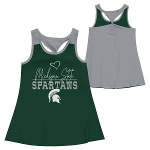 NCAA Michigan State Spartans Girls' Tank Top - 1 of 3