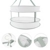 Unique Bargains Folding Durable Double Layer Clothes Drying Basket 1 Pc - 4 of 4