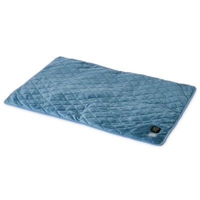 Pure Enrichment WeightedWarmth 2-in-1 Weighted Body Pad with Warmer - 6lbs -  32" x 21" - Blue