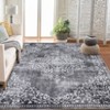 Vintage Floral Pattern Area Rug Machine Washable, for Living Room, Non Slip Rugs for Bedroom, Carpet for Office Dining Room - 2 of 4