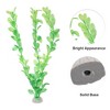 Unique Bargains Aquarium Fish Tank Artificial Plastic Aquatic Plants Decor Green 11.02" 3 Pcs - 3 of 4