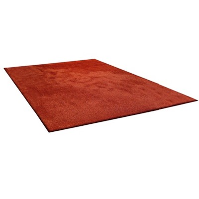 HomeRoots 8' X 11' Red Shag Hand Tufted Area Rug
