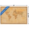 Trends International Antique World Map 2023 Unframed Wall Poster Prints - 3 of 4