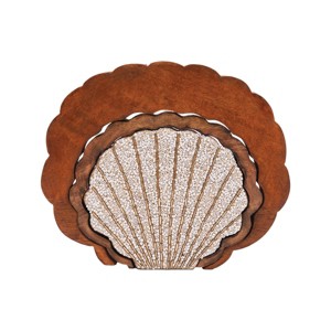 Gallerie II Scallop Shell Puzzle Figurine - 1 of 3