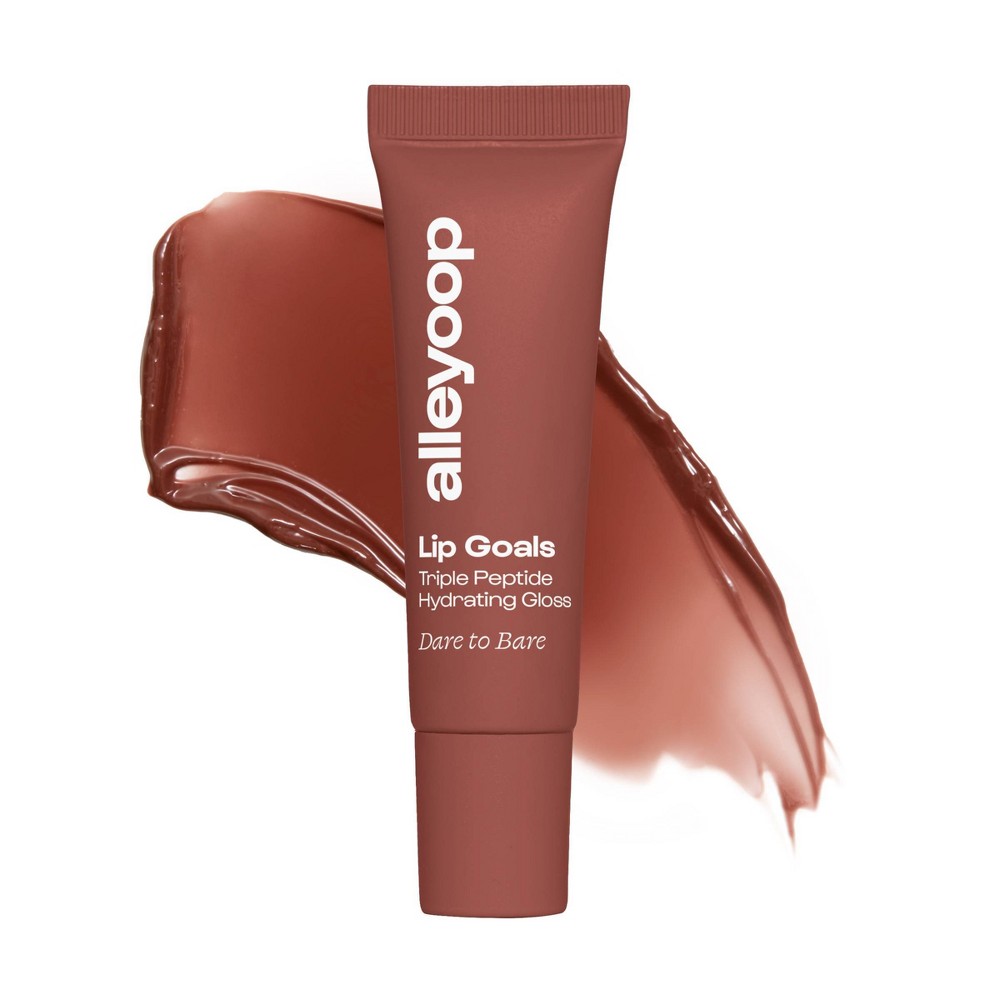 Alleyoop Lip Goals Triple Peptide Hydrating Gloss - Dare to Bare - 0.35 fl oz - Beauty Studio