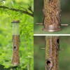 Snynuxx Metal Bird Feeder Tube Hanging, Steel Hanger Great for Attracting Birds (Antique Copper) - 3 of 4
