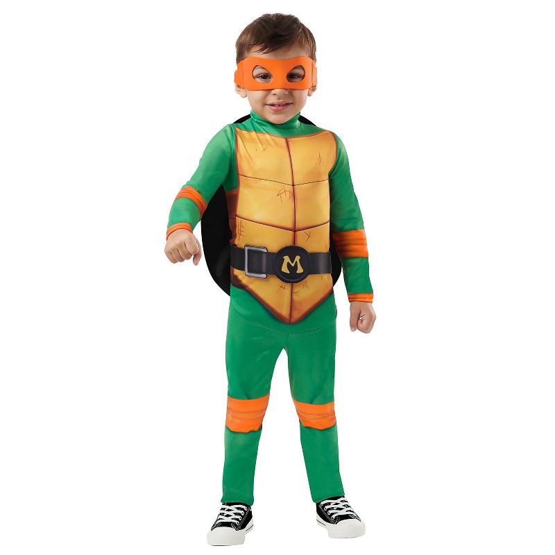 Teenage Mutant Ninja Turtles Michelangelo Movie Toddler Costume, 1 of 2
