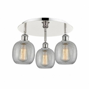 Belfast - 3 Light Flush Mount In Industrial Style-9.5 Inches Tall and 17.75 Inches Wide - 1 of 1