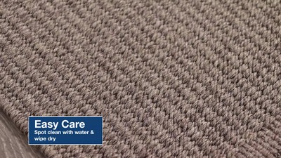 Reversible Avalon Gray Square Indoor/Outdoor Synthetic Rug