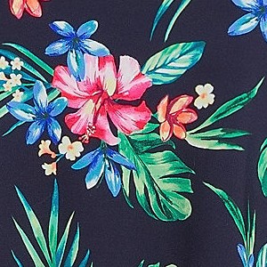 deep sea navy rosella floral