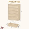 Modern 5/7 Drawer Dresser for Bedroom Antique White/Natural 5 Chest of Drawers 43" Tall with Large Storage Space - 2 of 4