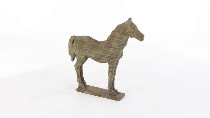 Traditional Carved Horse Sculpture (19") - Olivia & May, 2 of 6, play video