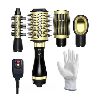 Nicebay Hair Dryer Brush, Hot Air Brush, Blow Dryer Brush Tool Set, Round Blowout Hot Air Brush Straightener Curling in One, Salon Style Blowouts - 1 of 4