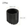 Unique Bargains Non Slip Round Rubber Ladder Accessories Protective Pads 2 Pcs - 2 of 3