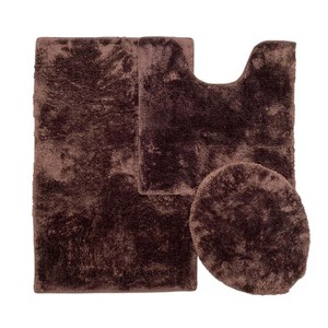 3-Piece Bath Lid and Contour Set with Mat, Non-Slip Backing - 1 of 4