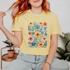 Simply Sage Market Watercolor Daisy Garden Garment Dyed Tee - 2 of 4