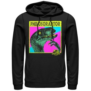 Men's Jurassic Park Philosoraptor Pull Over Hoodie - 1 of 3