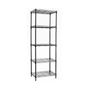 Vtec Trading Black 5-Wire Shelving Metal Storage Rack - 1 of 3