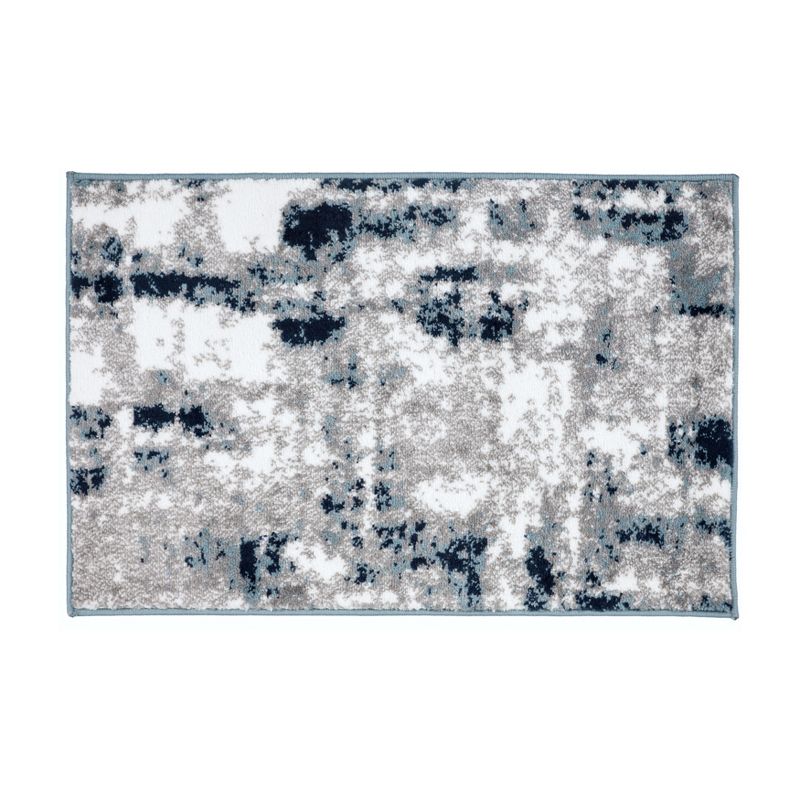 World Rug Gallery Contemporary Abstract Distressed Area Rug, 1 of 8