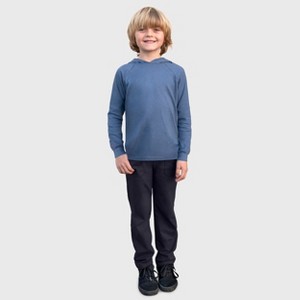 City Threads Boys Soft Cotton 3-Pocket Jersey Pants - UPF 50+ - USA-Made - 1 of 4