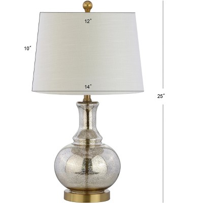 Contemporary White Linen Shade Clip-On Desk Lamp Set