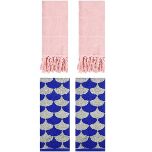 REGALWOVEN 4 Pcs Cotton Hand Towel for Bathroom - 1 of 4