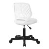 Monarch Specialties Office Chair Adjustable Height Swivel Ergonomic Computer Desk Work Juvenile Metal Fabric Black Contemporary Modern - 3 of 4