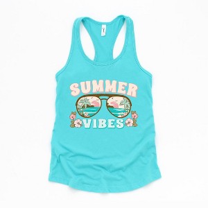 Simply Sage Market Women's Summer Vibes Beach Racerback Tank - 1 of 4