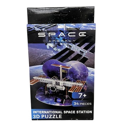 NASA Space Anomaly International Space Station 34 Pieces 3D Puzzle for Aged 7+ Kids