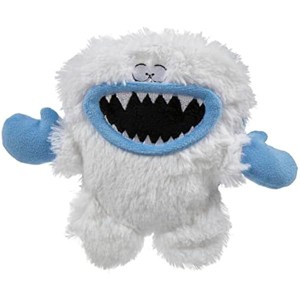 goDog Holiday Collection Mixed Materials TPE-Plush Yeti Squeaky Dog Toy, Chew Guard Technology - White, One Size - 1 of 1