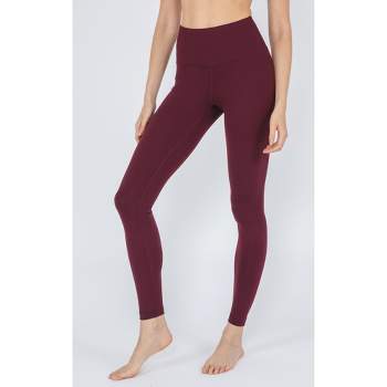90 Degree By Reflex Power Flex Yoga Pants - High Waist Squat Proof Ankle  Leggings with Pockets for Women - Rhubarb - 3X