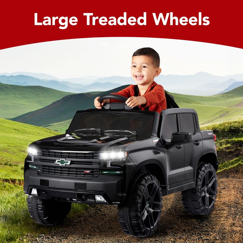 Best Choice Products 12V 2.5 MPH Licensed Chevrolet Silverado Ride On Truck Car Toy w/ Parent Remote Control, 3 of 9