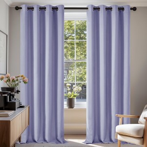 Deconovo Grommet Curtains 2 Panels, Thermal Insulated, 38"W - 1 of 4
