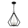 Livex Lighting Prism 3 - Light Chandelier in  Black - 2 of 4