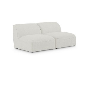 Meridian Furniture,Miramar Durable Linen Textured Modular Sofa - 1 of 4
