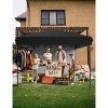 10'x10' Instant Setup Canopy Tent, Portable Outdoor Shelter with Removable Sidewall, Includes Stakes & Ropes, for Parties, Events, Camping - 4 of 4