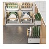 Pull Out Cabinet Organizer,Heavy Duty Slide Out Drawers Fixed With Adhesive For Pots,Roll Out Shelf Storage For Kitchen Base Cabinet Organization,Pan - 2 of 4