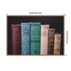 Kate & Laurel All Things Decor 33"x23" Sylvie Vintage Classic Books Framed Canvas by Patricia Hasz Beaded Natural - 2 of 4
