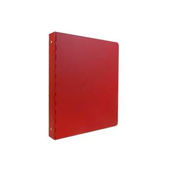 JAM Paper Heavy Duty 1"" 3-Ring Fashion Binders Red Aluminum (301933591) 