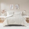 3 Pcs Comforter Set, Modern Bedding Set, Microfiber Bed Comforter - 2 of 4